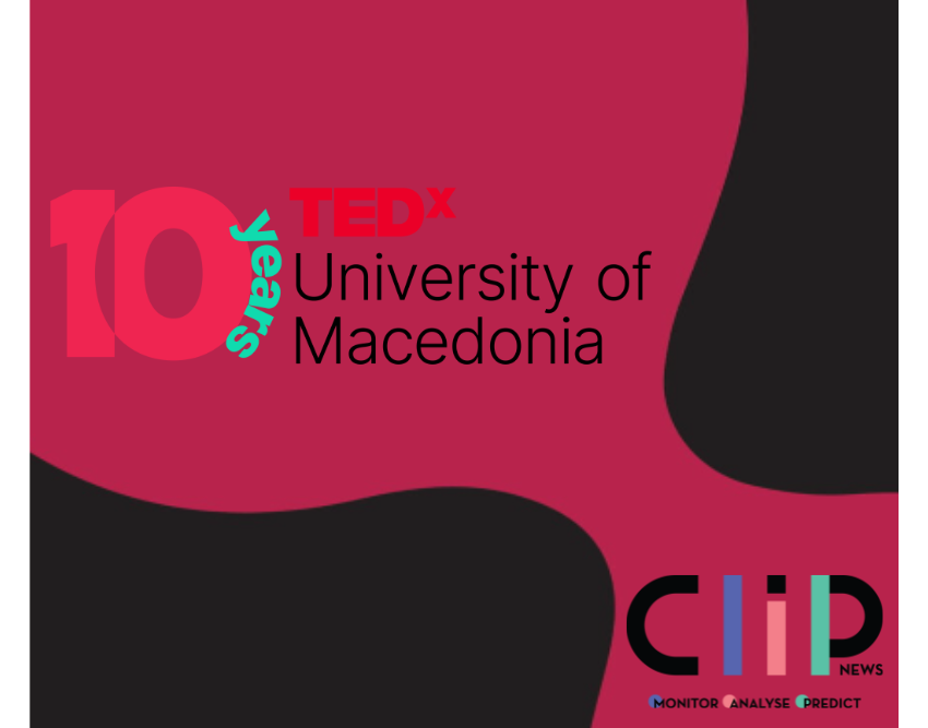 Clip News supports the TEDxUniversityofMacedonia for another year