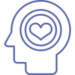 clip news head with heart